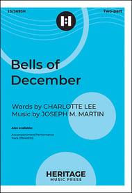 Bells of December Two-Part choral sheet music cover Thumbnail